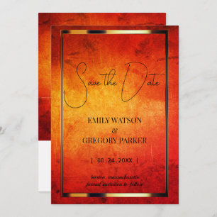 Save The Date Grunge Patina vintage arrière - plan Enregistrer L