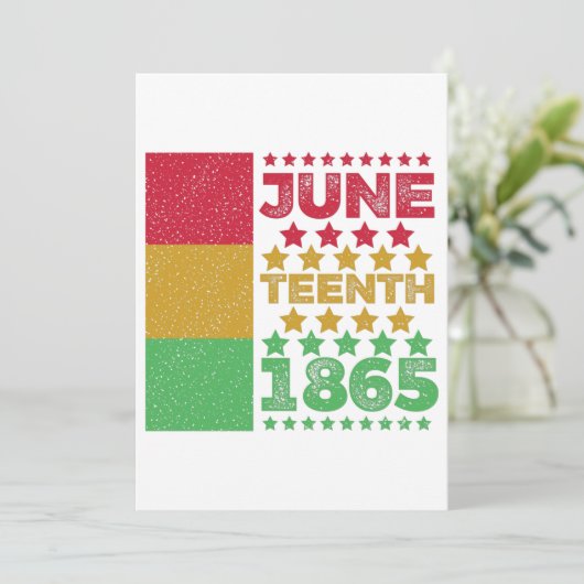 Save The Date Grungy Junetten, Liberté des Noirs (Debout devant)