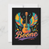 Save The Date Guitare Boone (Devant)
