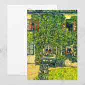 Save The Date Gustav Klimt La Maison de Guardaboschi (Devant / Derrière)