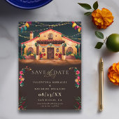 Save The Date Hacienda Mexicaine Rustique Élégant Mariage Fiesta