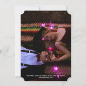 Save The Date Hallowen Gothic Skuls Tarot Le Mariage des amoureu (Dos)