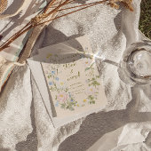 Save The Date Hand Drawn Written Floral Wreath Summer Wedding