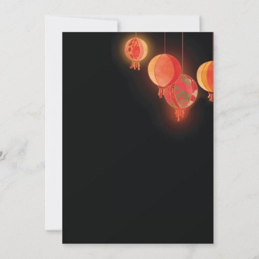 Save The Date Hanging Papiers Lanternes Mariage Enregistrer la d (Dos)