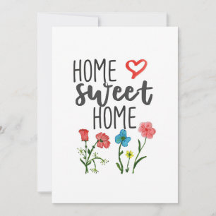 Save The Date Happiness Cote Home Sweet Home Flowers