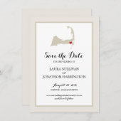 Save The Date Harwich Wequassett Cape Cod | MARIAGE (Devant / Derrière)