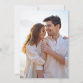 Save The Date Havana Palm | Élégant Vintage Tropical (Dos)