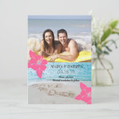 Save The Date Hawaii Beach Enregistrer la date (Debout devant)