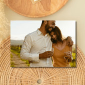 Save The Date Hawaii Island Beach Wedding Photo