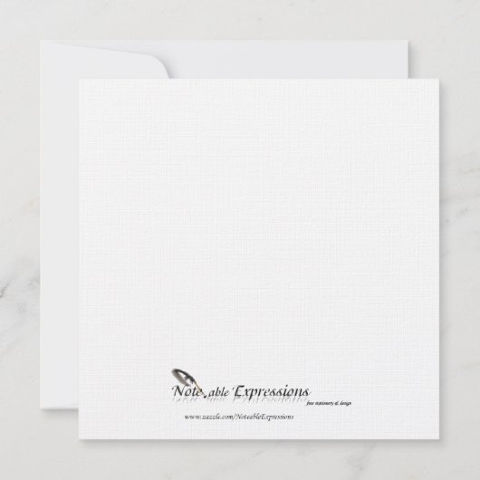 Save The Date Heart Love Knot Western Wedding Enregistrer la dat (Dos)