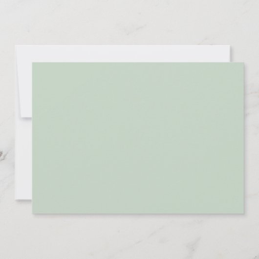 Save The Date Heureusement Jamais Après Photo Sage Mariage Récep (Dos)
