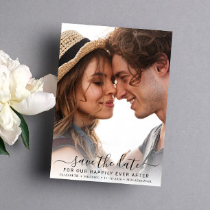 Save The Date Heureux chaque photo après