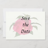 Save The Date Hibiscus Rose Foncé (Dos)