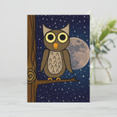 Save The Date hibou    (Debout devant)