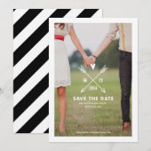 Save The Date Hipsters | Annonce de sauvegarde de la date (Devant / Derrière)
