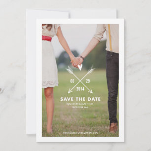Save The Date Hipsters Annonce de sauvegarde de la date