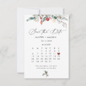 Save The Date Hiver Enregistrer la date (Devant)