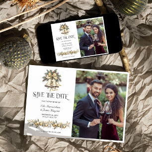 Save The Date Holly Bells Mariage de Noël Photo