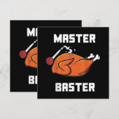 Save The Date Hommes Femmes Master Baster Funny Turquie Baster M (Devant / Derrière)