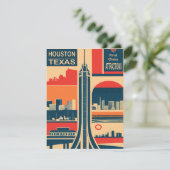 Save The Date Houston, Texas, Vintage (Debout devant)