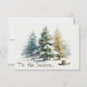 Save The Date Howdy Western Rustic Watercolor (Devant)