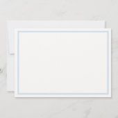 Save The Date Hydrangeas Formelles Crête Cadre Mariage Classique (Dos)