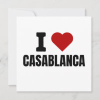 I love casablanca - I heart casablanca morocco