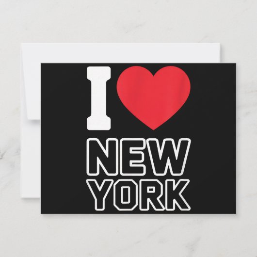 Save The Date I Love New York - New York City Nyc (Devant)