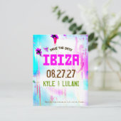 Save The Date IBIZA Destination Enregistrer la date (Debout devant)