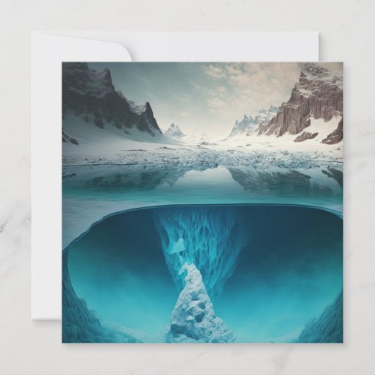 Save The Date Icy Mountain View (Devant)