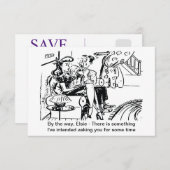 Save The Date Il a posé la question, drôle (Devant / Derrière)