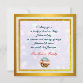 Save The Date Il est ressuscité et célébration du dimanche de la (Dos)