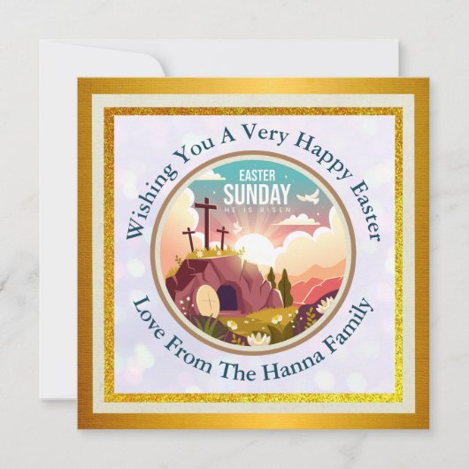 Save The Date Il est ressuscité et célébration du dimanche de la (Devant)