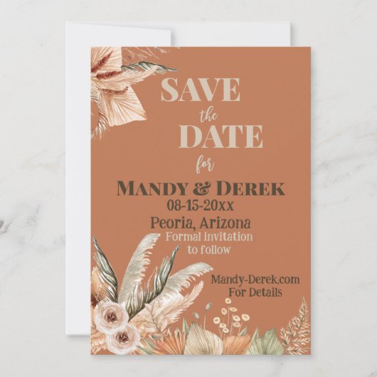 Save The Date Il est temps de réserver la date (Devant)