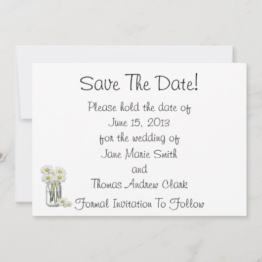 Save The Date Il M'Aime Marier Sauf La Date (Dos)