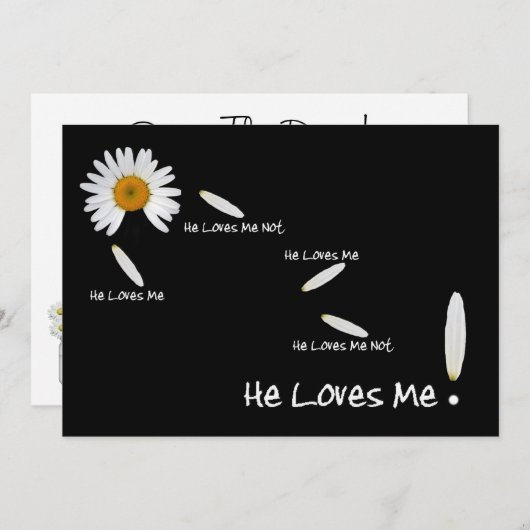 Save The Date Il M'Aime Marier Sauf La Date (Devant / Derrière)