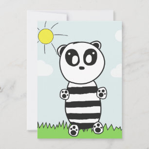 Save The Date Illustration de Panda Mignon