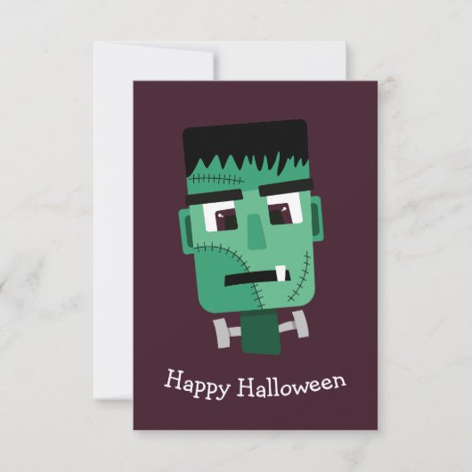 Save The Date Illustration du monstre de Frankenstein (Devant)