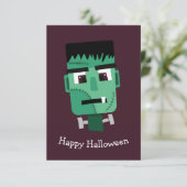 Save The Date Illustration du monstre de Frankenstein (Debout devant)