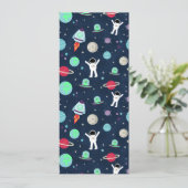 Save The Date Illustration du Motif spatial (Debout devant)