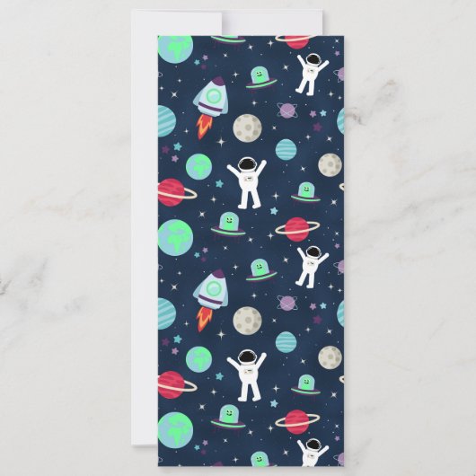 Save The Date Illustration du Motif spatial (Devant)