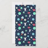 Save The Date Illustration du Motif spatial (Dos)