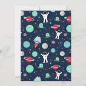 Save The Date Illustration du Motif spatial (Devant)