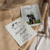 Save The Date Illustration manuscrite tiré mignon Mariage photo