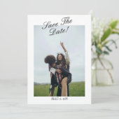 Save The Date Illustration manuscrite tiré mignon Mariage photo (Debout devant)