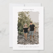 Save The Date Image brossée (Devant)