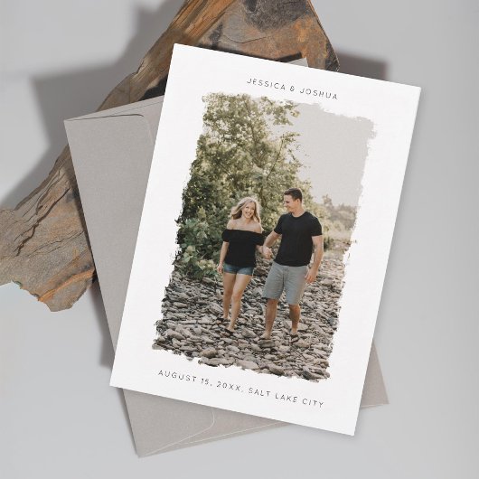 Save The Date Image brossée