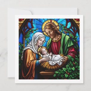 Save The Date image de verre teinté cristal de houx