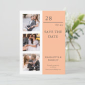 Save The Date Image simple de mariage pour sauver la date photo (Debout devant)