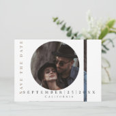 Save The Date Image simple moderne Appartement Enregistrer la ca (Debout devant)